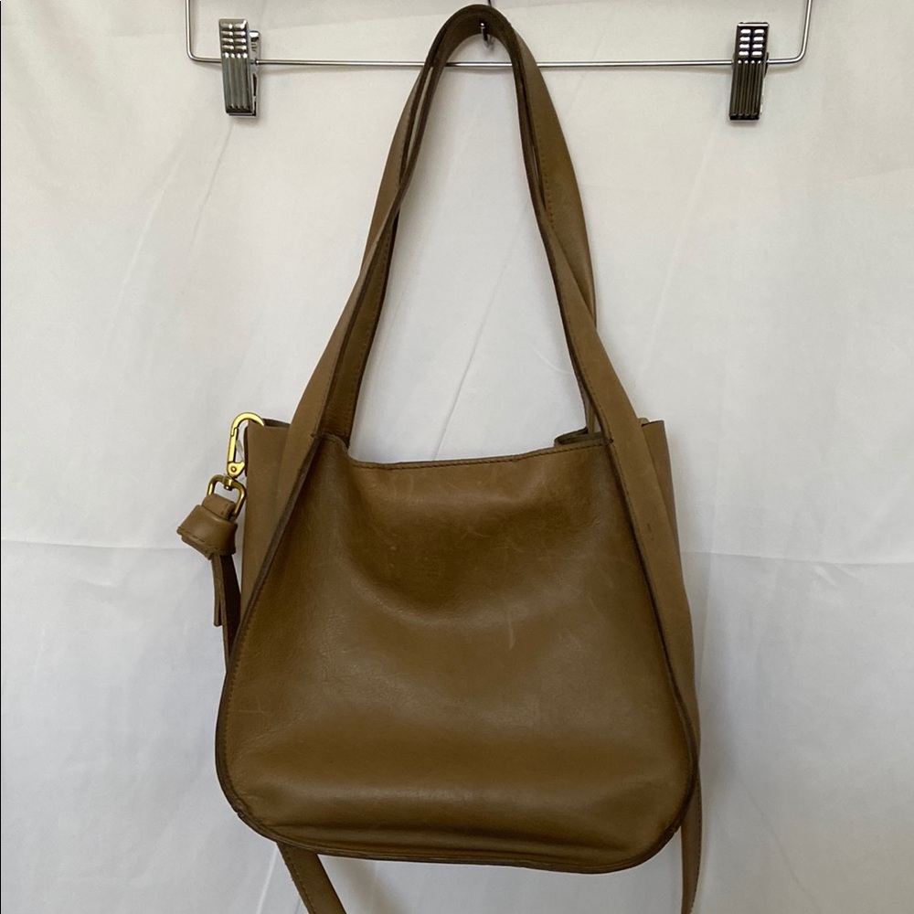Madewell Tan Crossbody Bag with Adjustable Strap